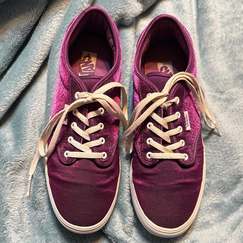 Vans Women's velvet Purple Sneakers Size 7